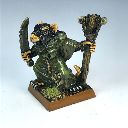 Classic Metal Skaven Plague Monk - Painted - Warhammer Fantasy X9406