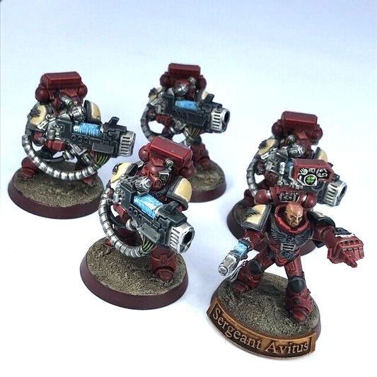 Blood Angels Devastator Squad Space Marine - Painted - Warhammer 40K C3695