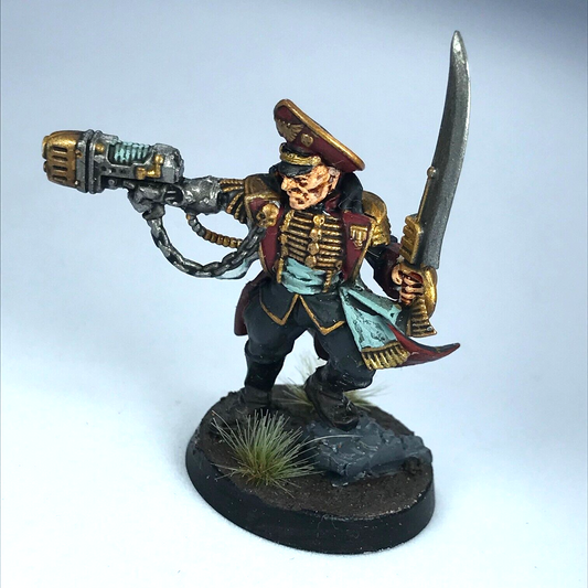 Astra Militarum Commissar Imperial Guard - Painted - Warhammer 40K X11917