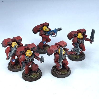 Classic Blood Angels Assault Squad Space Marines - Painted - Warhammer 40K C3740