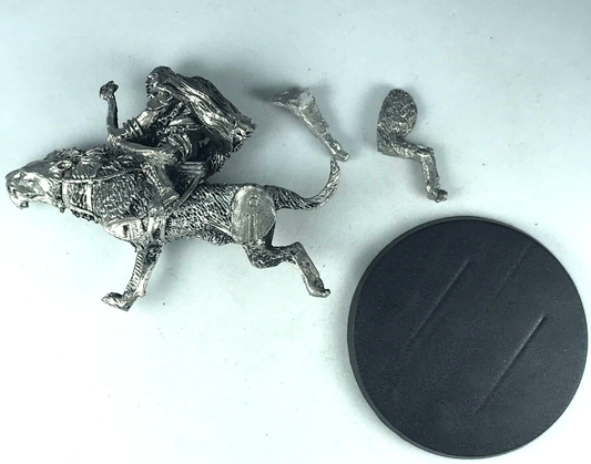 Metal Orc Warg Rider (missing foot groove) - Warhammer / Lord of the Rings X558