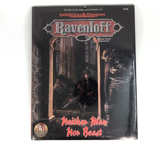 Ravenloft Neither Man Nor Beast - Sealed - Advanced Dungeons and Dragons M99