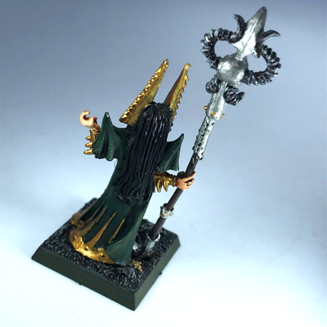 Classic Metal Morathi Sorcerer Dark Elf Elves Painted - Warhammer Fantasy X13482