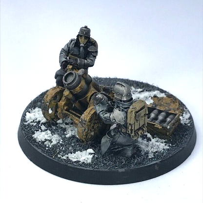 Death Korps of Krieg Mortar Team Astra Militarum - Warhammer 40K Painted C3797