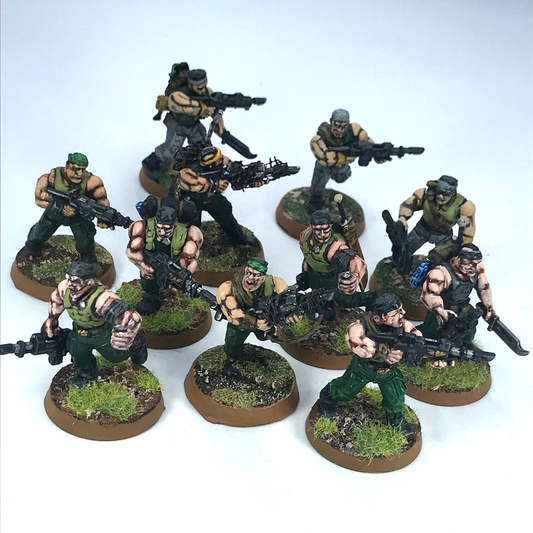 Imperial Guard Catachan Section Squad - Painted - Warhammer 40K C362