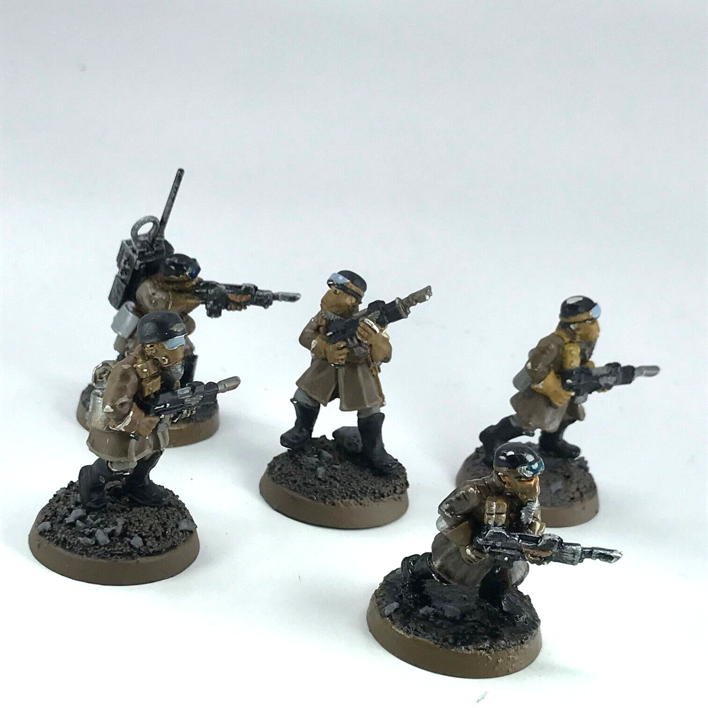 Steel Legion Infantry Squad Imperial Guard - Warhammer 40K - Chipped Paint C3539