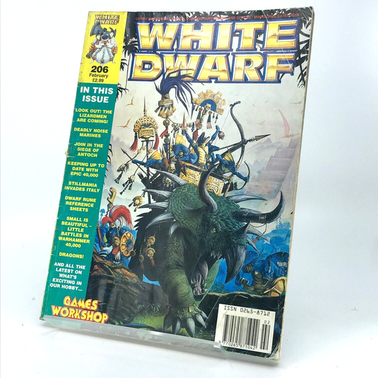 White Dwarf 206 Magazine Games Workshop Warhammer Fantasy 40,000 40K M436