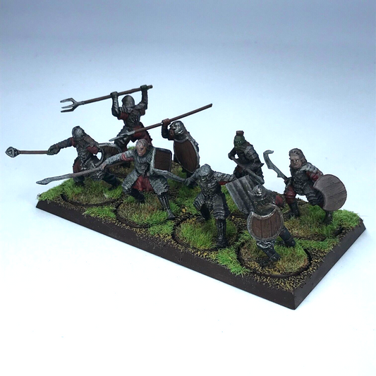 Mordor Orc Warriors & Tray LOTR - Warhammer / Lord of the Rings Painted C2048