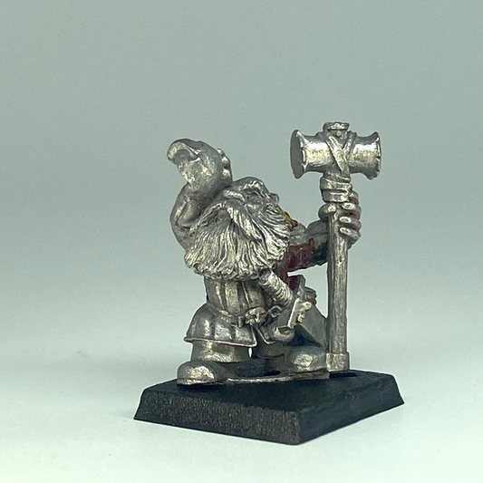 Dwarf Miner Rock Lobber Crew - Citadel Warhammer Fantasy Classic Metal X12943