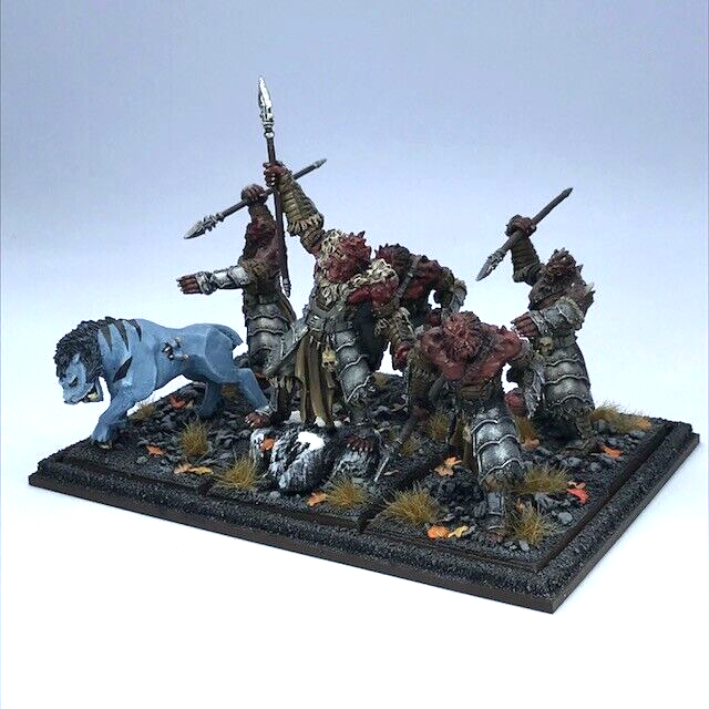 Ogor Hunter Regiment & Tray - Ideal for Ogre Kingdoms - Painted & Base