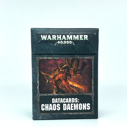 Chaos Daemons Datacards 8th Edition - Warhammer 40k Games Workshop C4111