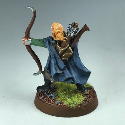 Metal Lothlorien Wood Elf Archer - Painted - Warhammer / Lord of the Rings X3190