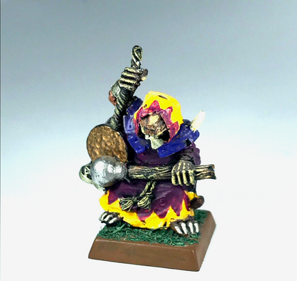 Skaven Plague Monk Musician - Painted - Warhammer Fantasy Classic Metal X6443