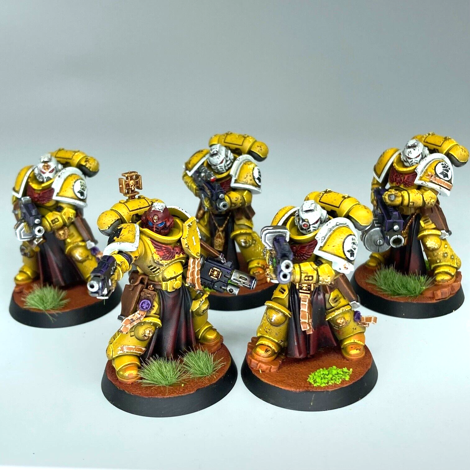 Warhammer 40k – Escuadrón De Veteranos Sternguard De Marines Espaciales, Miniaturas Sin Pintar Para Montar Y Personalizar