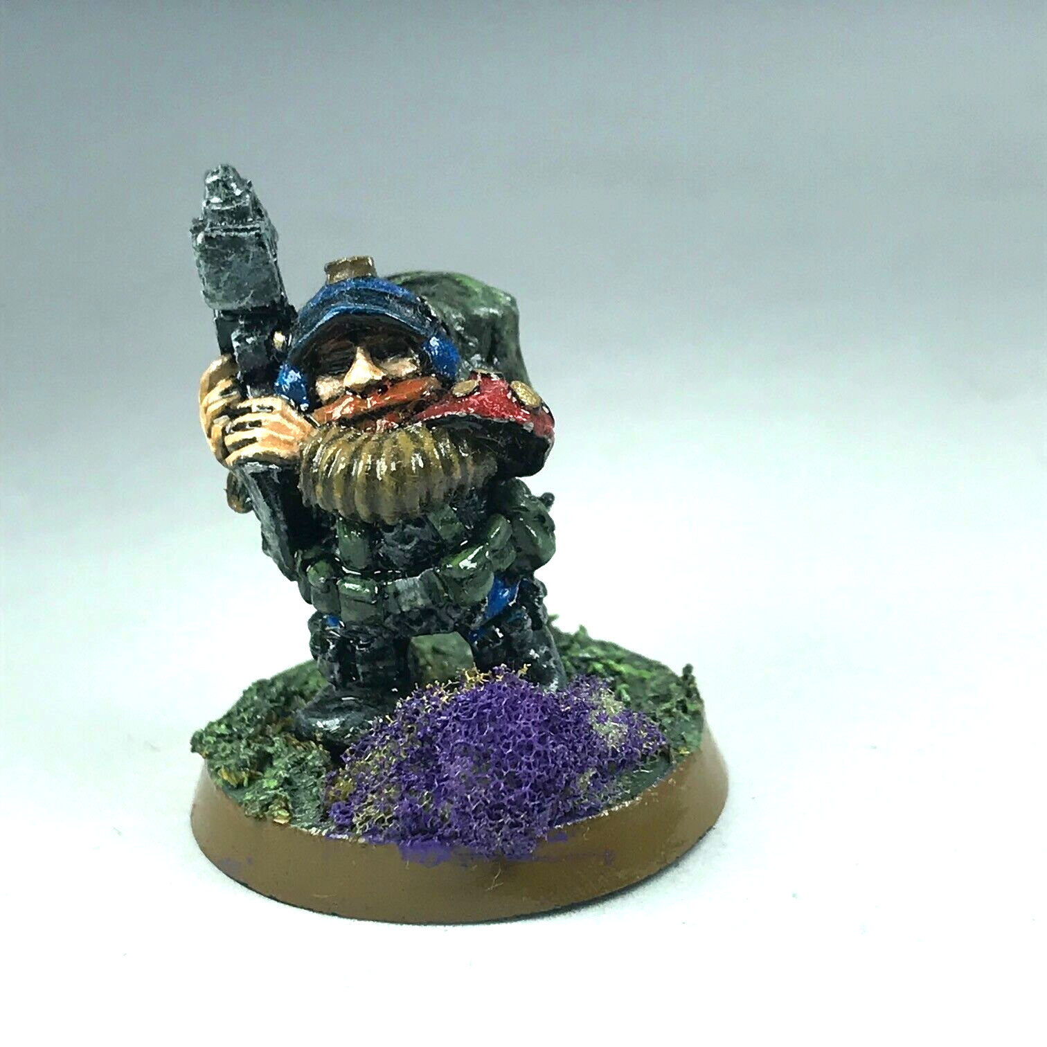 Classic metal space dwarf squat - painted - warhammer 40k x5009