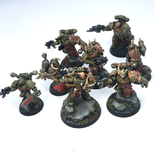 Chaos Nurgle Marine Squad Bundle Death Guard - Painted - Warhammer 40K C2938