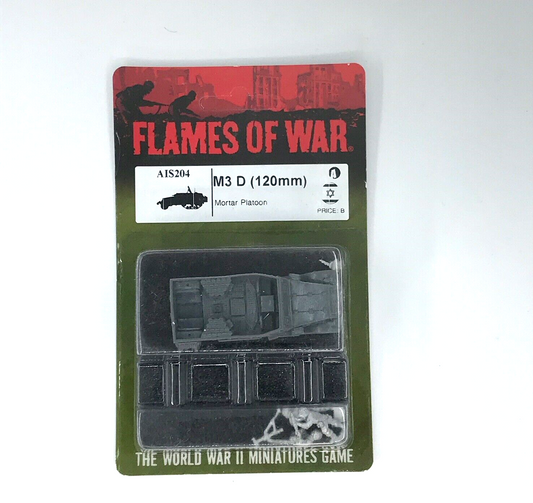 Arab Israel War M3 D 120mm Mortar Half Track Blister Flames of War C393