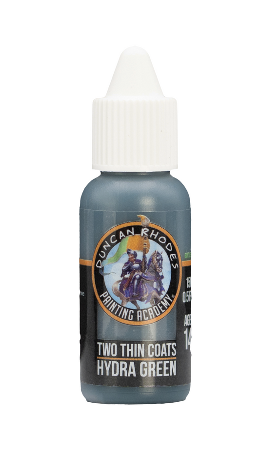 Hydra Green Two Thin Coats Paints Duncan Rhodes Painting Academy - 15ml