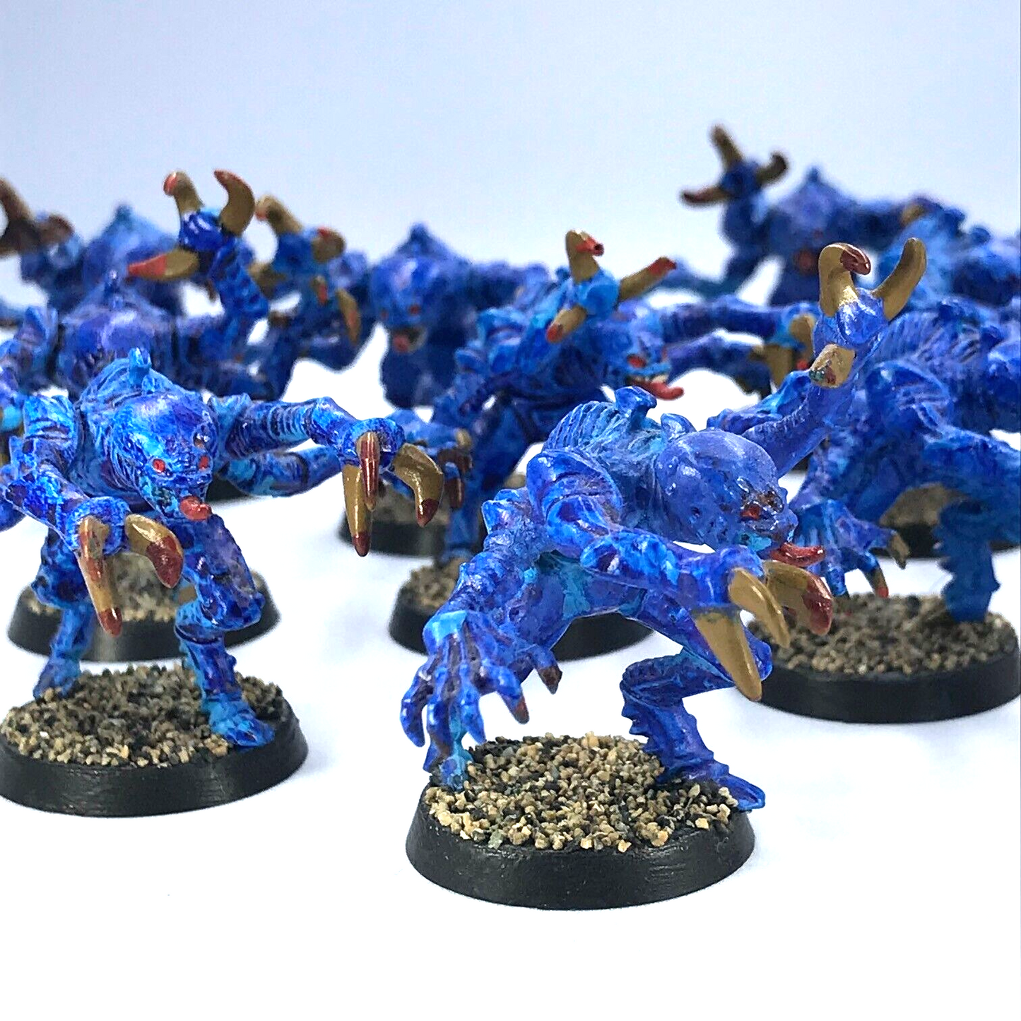 Classic Tyranid Genestealer Swarm - Painted - Warhammer 40K Games Workshop C1854