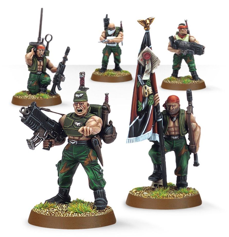 Catachan Command Squad - Warhammer 40K - Games Workshop Online Only Range - Brand New
