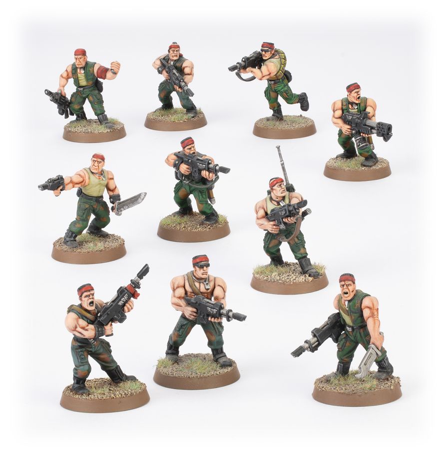 Catachan Jungle Fighters - Warhammer 40K - Games Workshop Online Only Range - Brand New