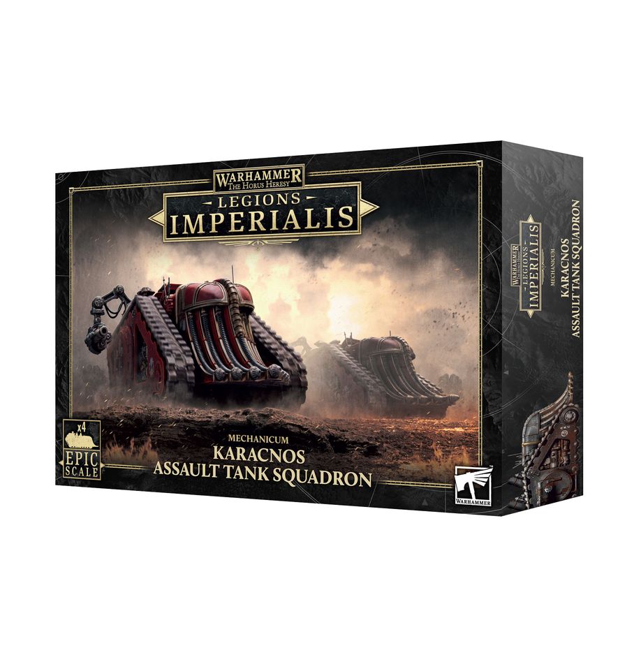 Pre-Order: Karacnos Assault Tank Squadron - Mechanicum - Brand New - Warhammer Legions Imperialis GW