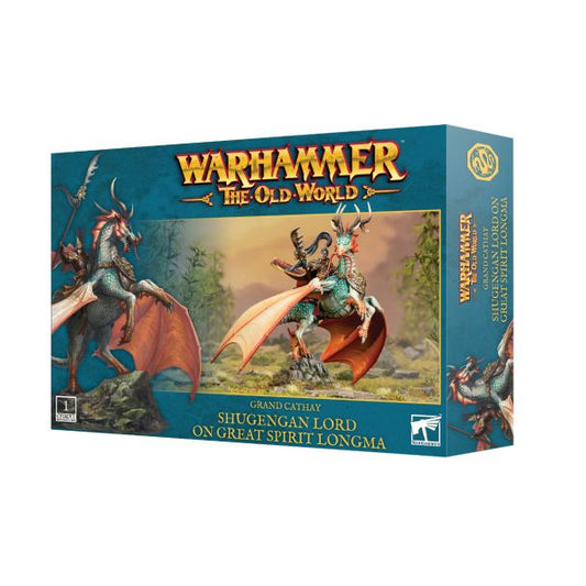 Pre-Order: Shugengan Lord On Great Spirit Longma - Grand Cathay - Brand New - Warhammer The Old World