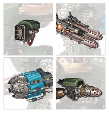 Saturnine Dreadnought Weapons: Chiron Configuration - Warhammer Horus Heresy - Games Workshop Online Only Range - Brand New
