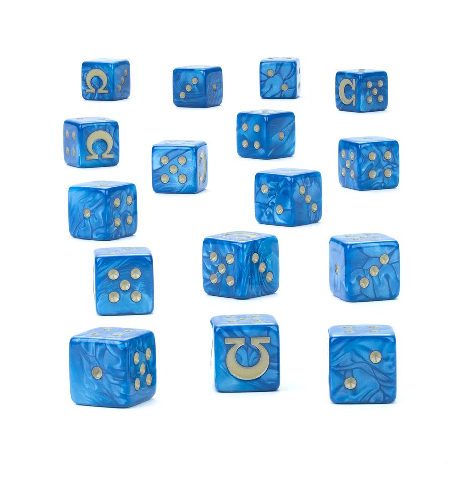 Ultramarines Dice Set - Brand New - Warhammer 40K Games Workshop