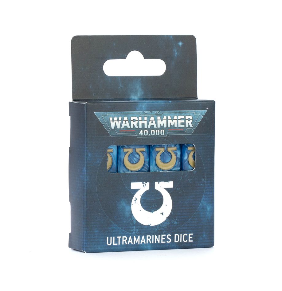 Ultramarines Dice Set - Brand New - Warhammer 40K Games Workshop