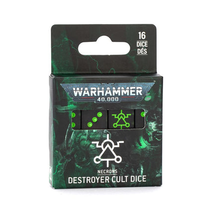 Necrons Destroyer Cult Dice Set - Brand New - Warhammer 40K - Games Workshop
