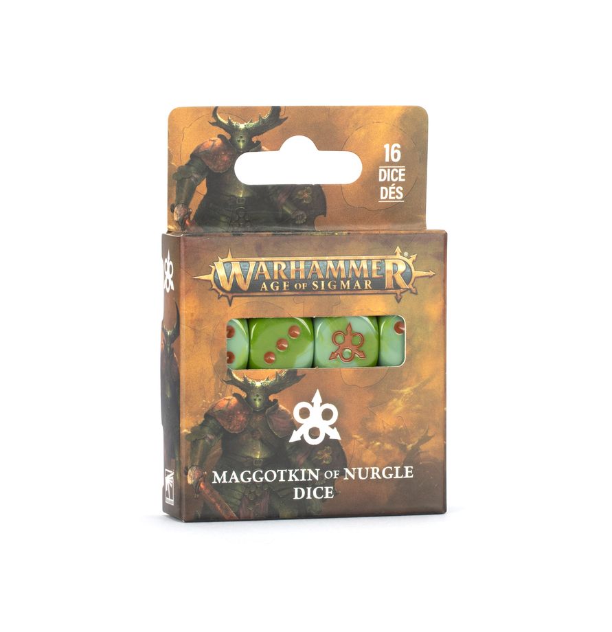 Maggotkin Of Nurgle Dice Set - Brand New - Warhammer Age Of Sigmar GW