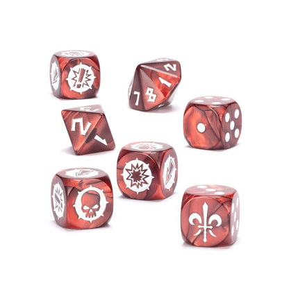 Bretonnian Team Dice Set - Brand New - Warhammer Blood Bowl Games Workshop