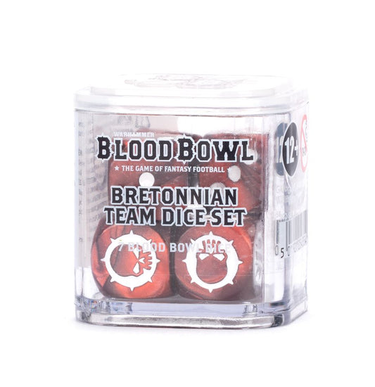 Bretonnian Team Dice Set - Brand New - Warhammer Blood Bowl Games Workshop