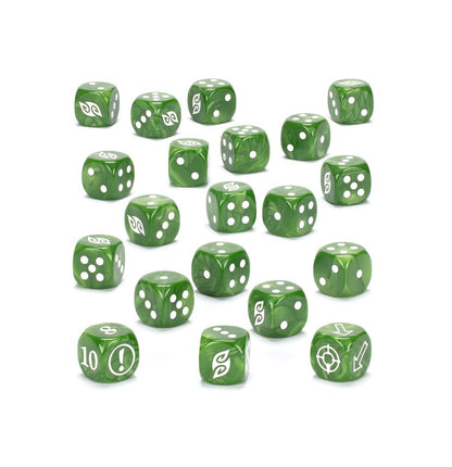 Pre-Order: Wood Elf Realms Dice Set - Brand New - Warhammer The Old World Games Workshop