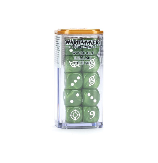 Pre-Order: Wood Elf Realms Dice Set - Brand New - Warhammer The Old World Games Workshop