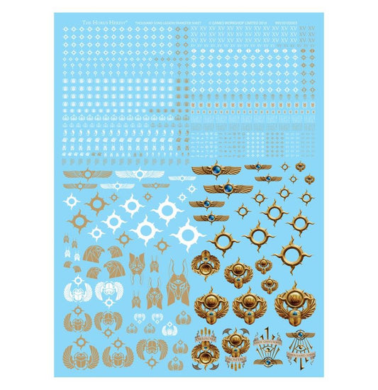 Thousand Sons Legion Transfers - Warhammer Horus Heresy - Games Workshop Online Only Range - Brand New