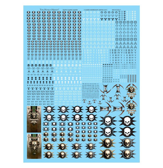 Death Guard Legion Transfer Sheet - Warhammer Horus Heresy - Games Workshop Online Only Range - Brand New