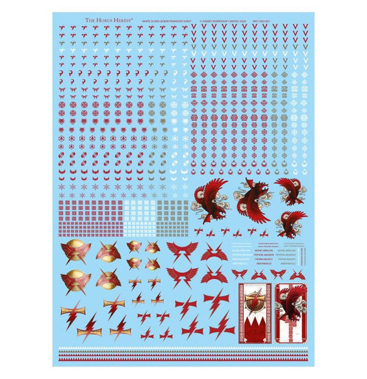 White Scars Legion Transfers - Warhammer Horus Heresy - Games Workshop Online Only Range - Brand New