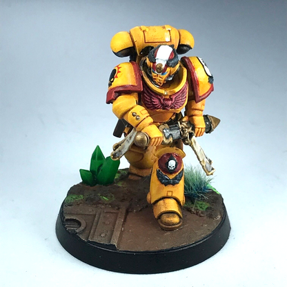 Imperial Fist Lieutenant Space Marines - Painted - Warhammer 40K X8962