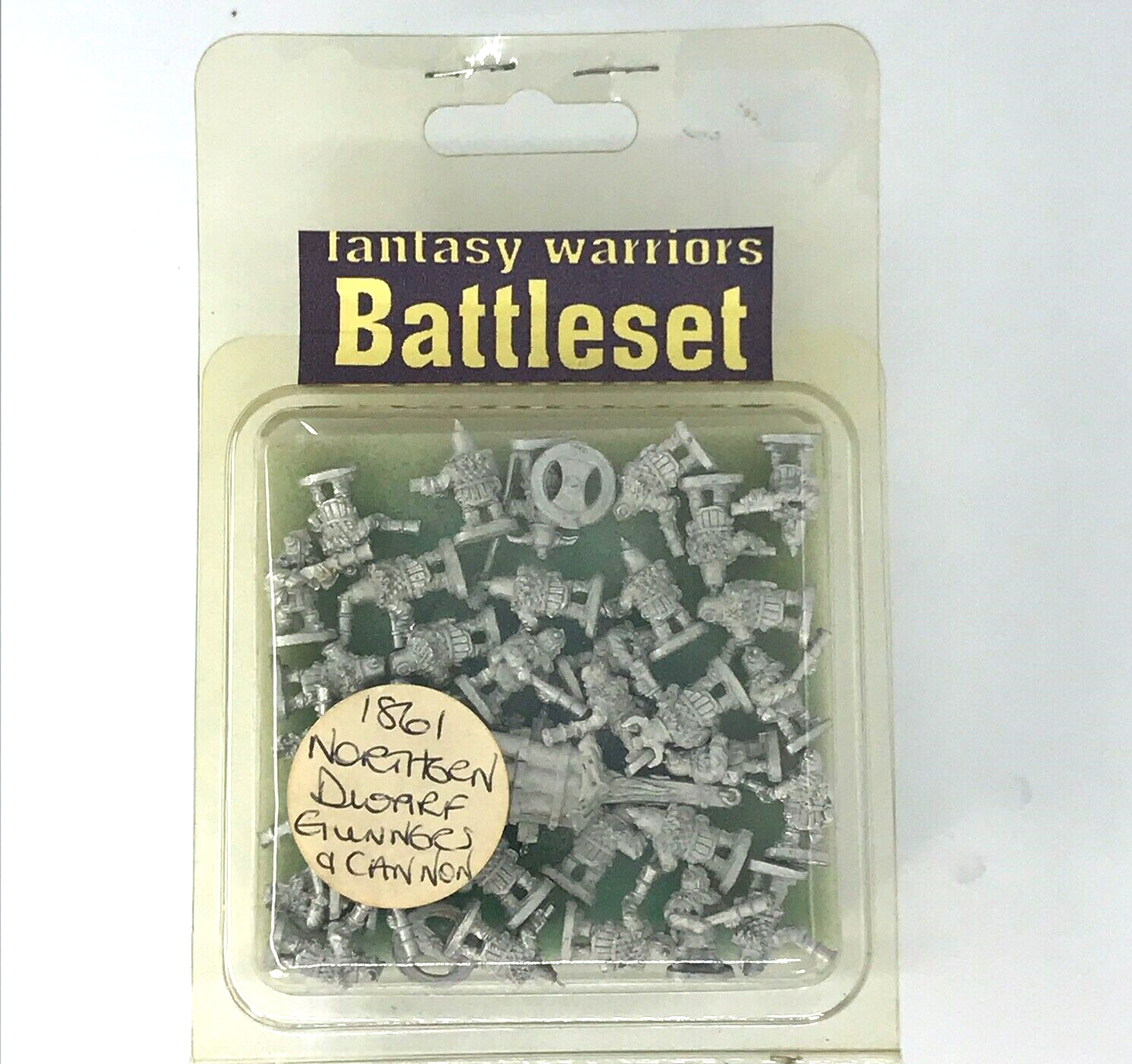 Fantasy Warriors Battleset Dwarf Gunners and Cannon - Blister C232