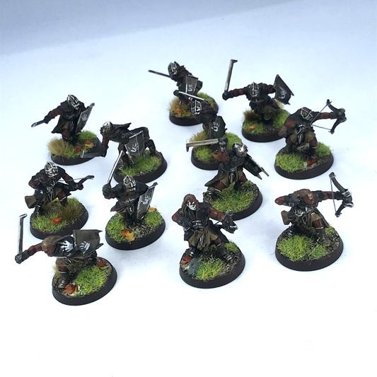 Uruk Hai Scout Warriors - LOTR Warhammer / Lord of the Rings Painted C2968