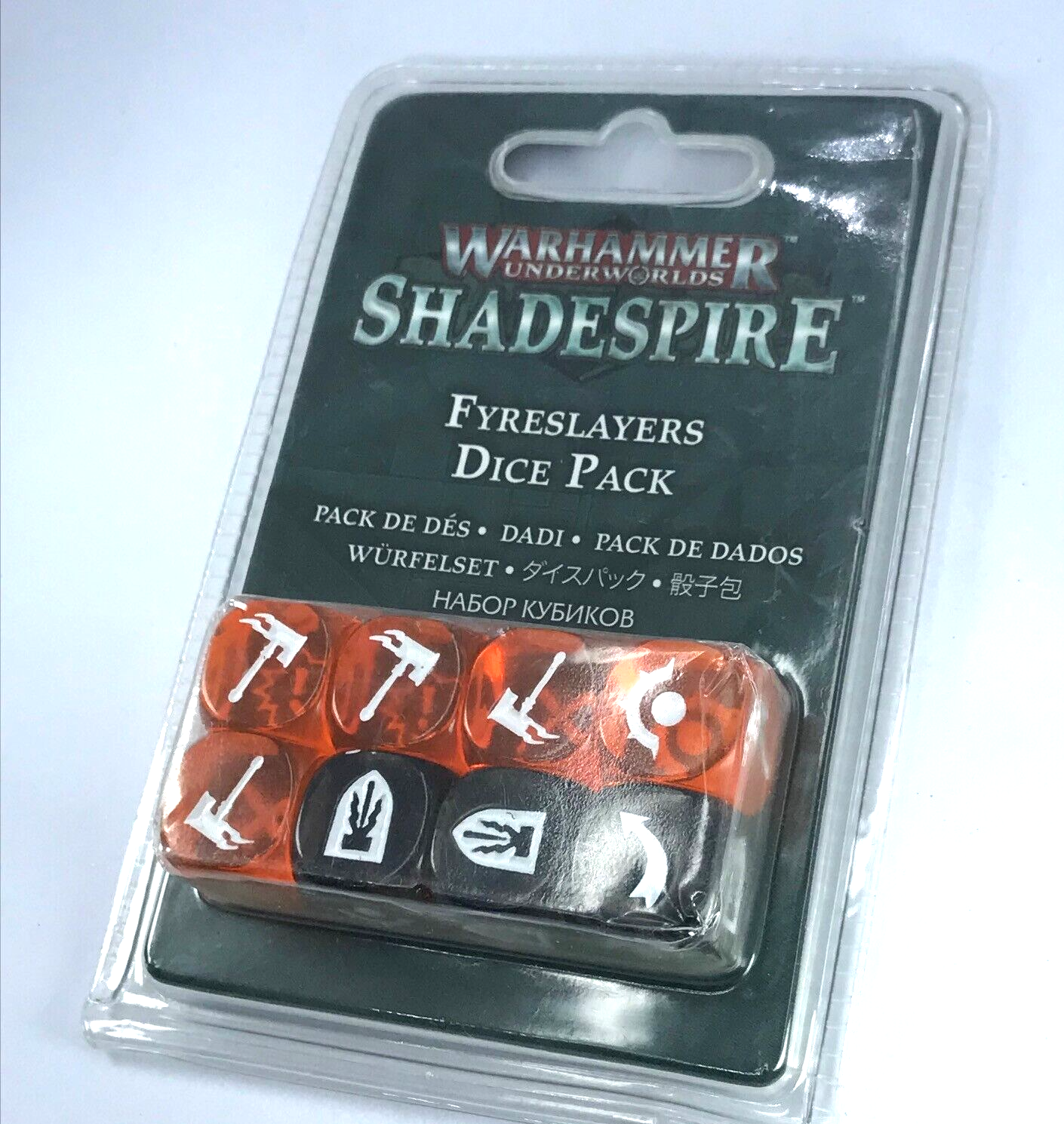 Underworlds Shadespire Fyreslayers Dice Pack - Warhammer Underworlds C335