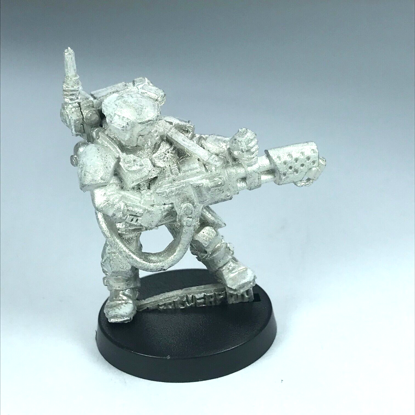 Metal Imperial Guard Kasrkin Stormtrooper Flamethrower - Warhammer 40K X8905