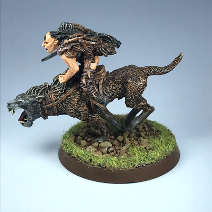 Sharku Orc Warg Rider - LOTR / Warhammer / Lord of the Rings Metal X10623