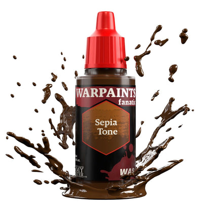 Sepia Tone Paint - Warpaints Fanatic Wash 18ml - The Army Painter