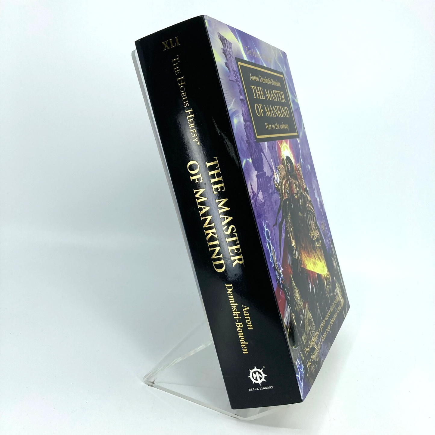 Master Of Mankind Aaron Dembski-Bowden Hardback Black Library Horus Heresy M1720