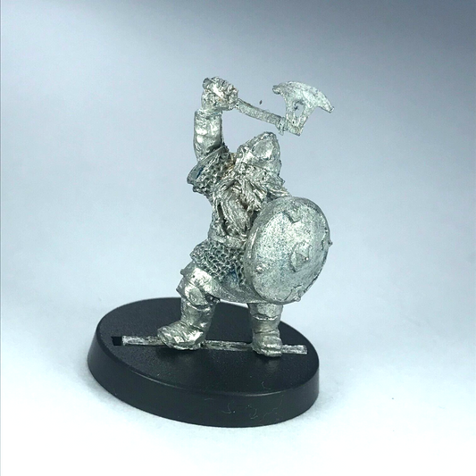 Dwarf Warrior with Axe & Shield OOP LOTR / Warhammer / Lord of the Rings X3403