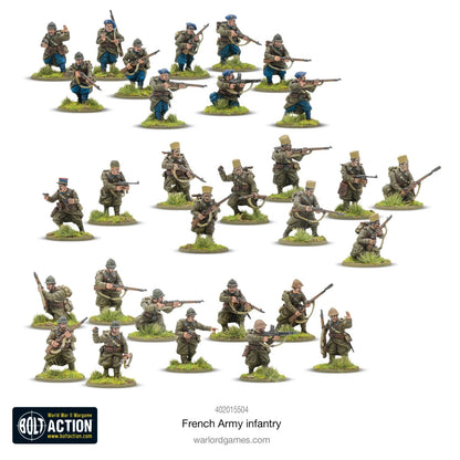 French Army Infantry - Warlord Games Bolt Action Miniatures