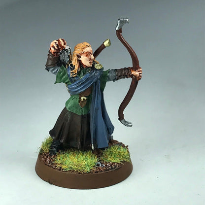 Metal Lothlorien Wood Elf Archer - Painted - Warhammer / Lord of the Rings X3303